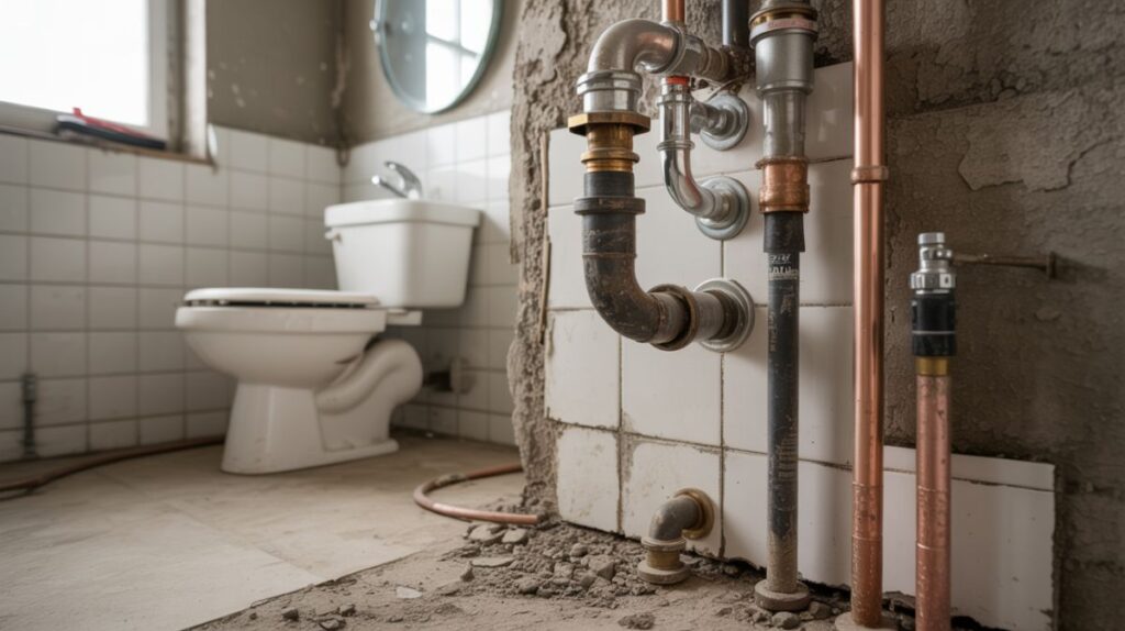 4. Byta ut gamla VVS installationer vid badrumsrenovering – Tips och råd