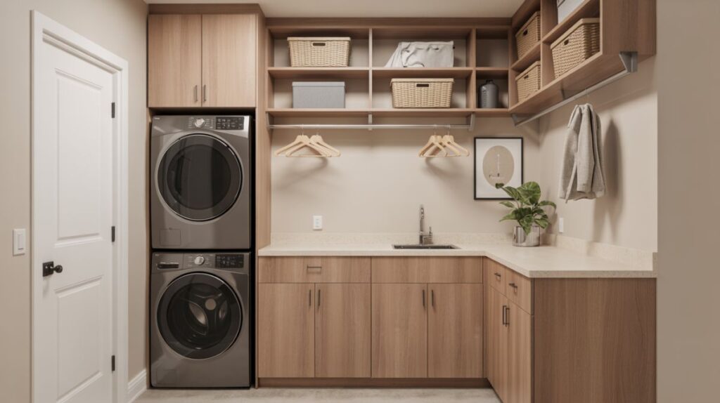 6. Skapa ett funktionellt och snyggt tvättutrymme genom smart renovering