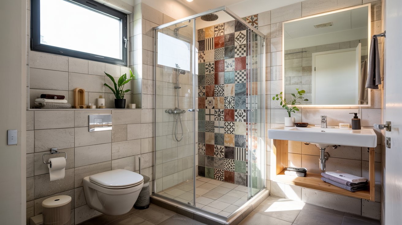 badrumsrenovering mosaic